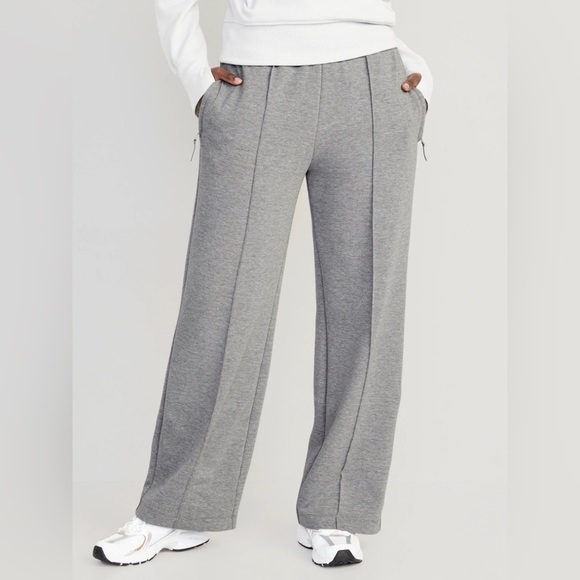 NWT! High-Waisted Dynamic Fleece Pintucked Wide-Leg - Size XL - Picture 2 of 4